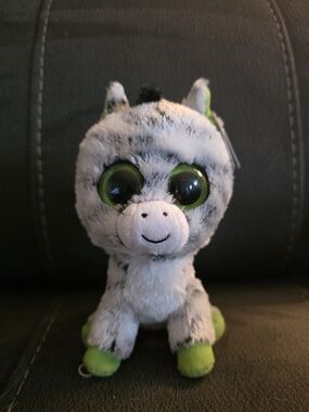 Ty Beanie Boo ZIG-ZAG  Zebra Plush 6" New